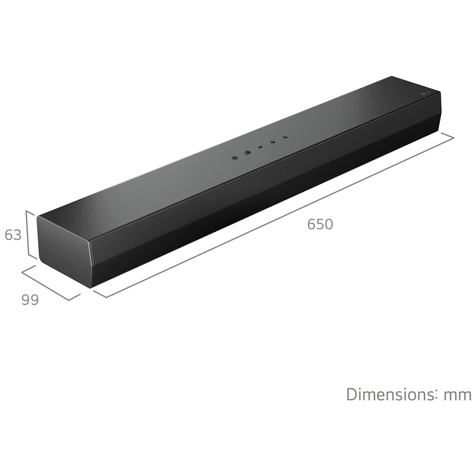 image 1 of LG US20A Wireless Soundbar  in Black
