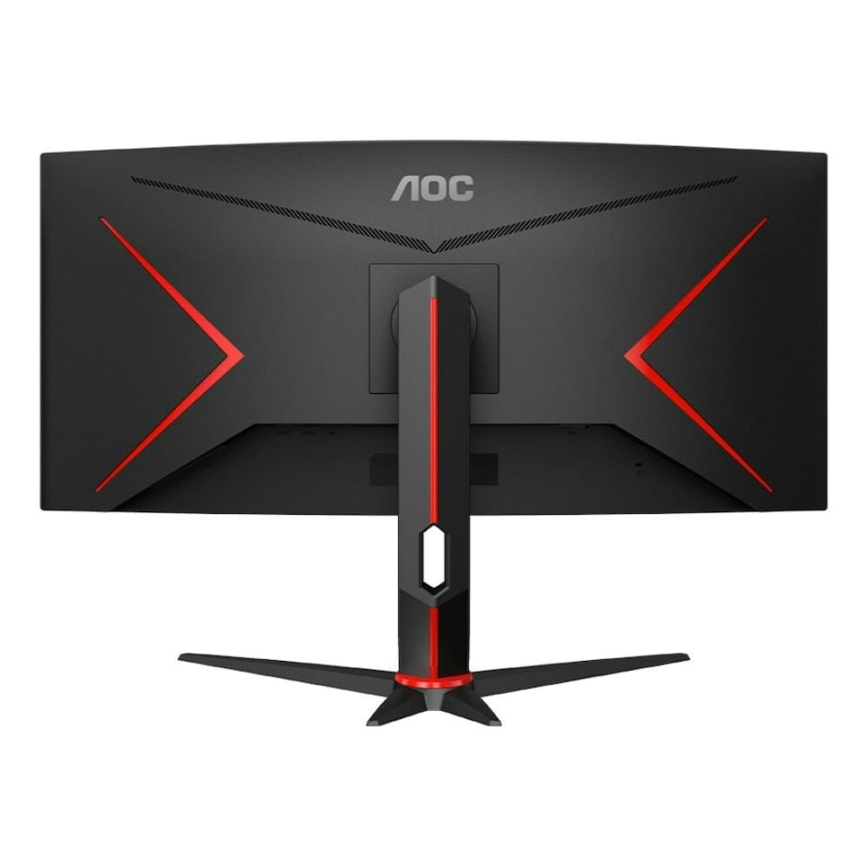 image 1 of AOC G2 CU34XP/BK 34" Curved UltraWide Quad HD 180Hz 1ms Height Adjustable Gaming Monitor | Black | Black, Red | 86.4 cm (34")