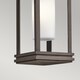 image 4 of South Hope 1 Light Small Outdoor Ceiling Chain Lantern Bronze IP44, E14