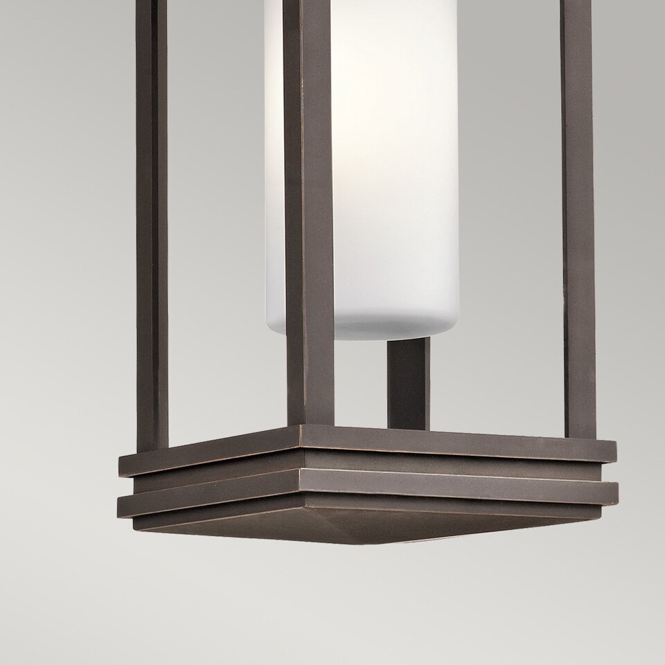 image 1 of South Hope 1 Light Small Outdoor Ceiling Chain Lantern Bronze IP44, E14