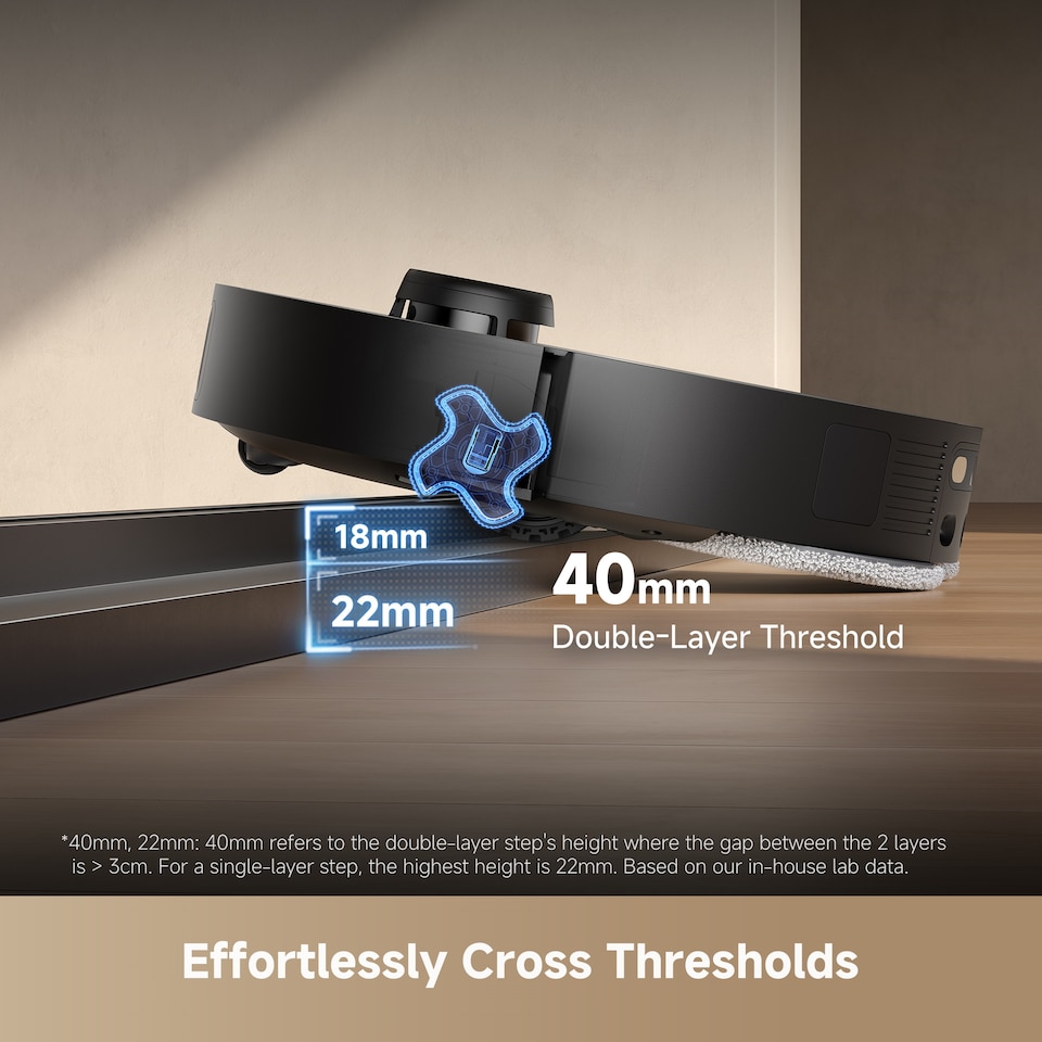 image 1 of Dreame L40s Pro Ultra Smart Robot Vacuum - Black