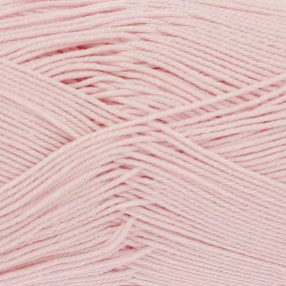 King Cole Pink Giza Cotton 4 Ply Yarn (Value Pack 12 x 50g Balls) For Crochet, Knitting - 158m per ball