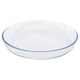 image 1 of Argon Tableware Round Glass Oven Dish - 32cm x 32cm Clear