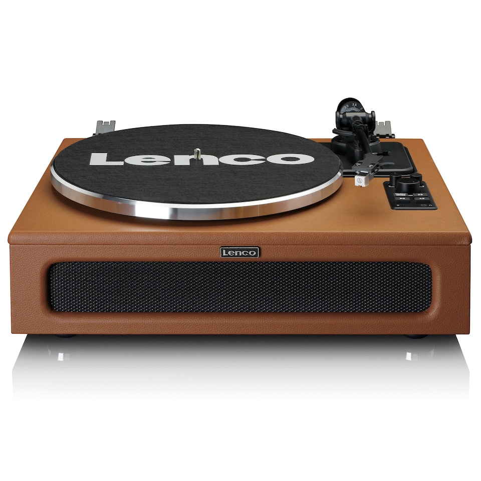 image 1 of LENCO LS-430BN - Turntable with 4 built-in speakers - Brown