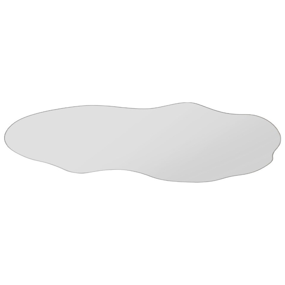 image 1 of The Lacuna - Frameless Pond Wall Mirror 47" X 21" (120CM X 54CM) | Multi