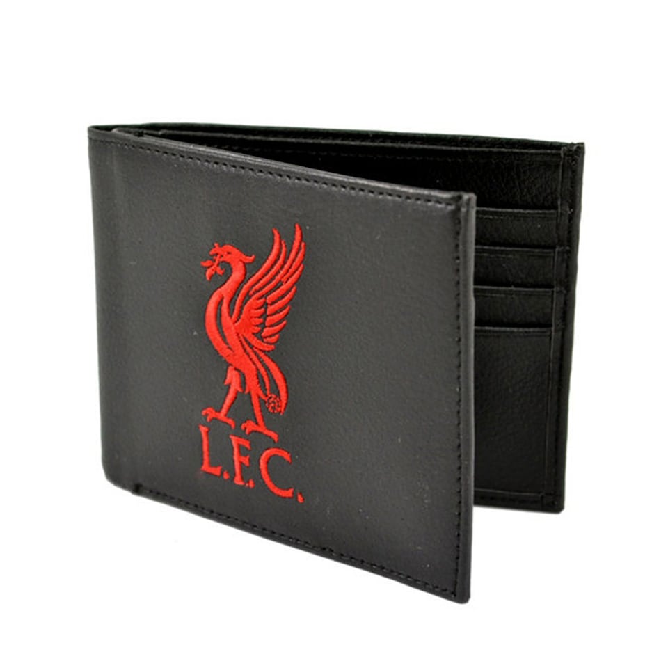 image 1 of Liverpool FC Embroidered Wallet | Black | Black/Red | 1