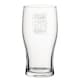 image 1 of Personalised Happy 21st Birthday Bordered Engraved Tulip Pint Glass