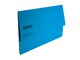 image 2 of Pack of 10 Blue Card Premium Foolscap Document Wallets