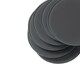 image 4 of Harbour Housewares Glass Round Coasters - 10cm - Grey - Pack of 6