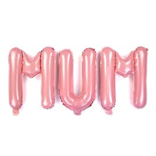Pink Mum Air Fill Foil Letter Balloon Kit 34cm