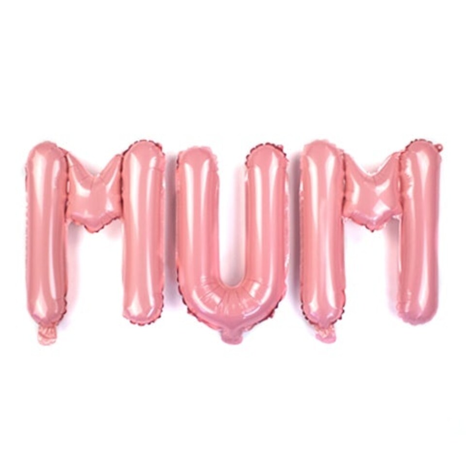 Pink Mum Air Fill Foil Letter Balloon Kit 34cm