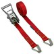 image 3 of 2pk Ratchet Strap Stainless Steel Boat Trailer 3.7m 25mm Marine Grade Claw Hook