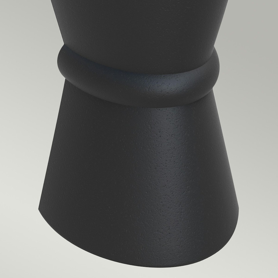 image 1 of Coastal Collection 2 Light Outdoor Up / Down Wall Light Black IP44, E27