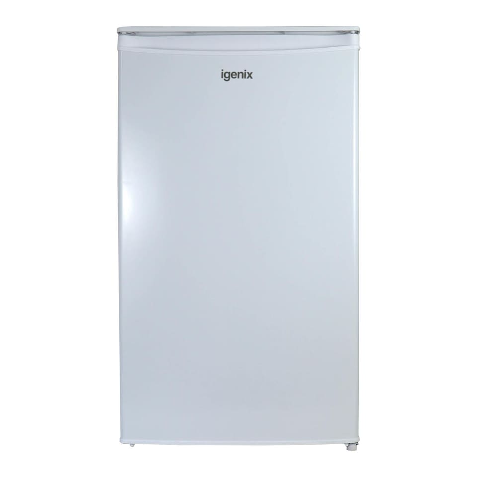 image 1 of Igenix IG3960 Freestanding Larder Fridge with 92 Litre Capacity, 2 Adjustable Shelves and Salad Drawer, Reversible Door, 48 cm Wide, White