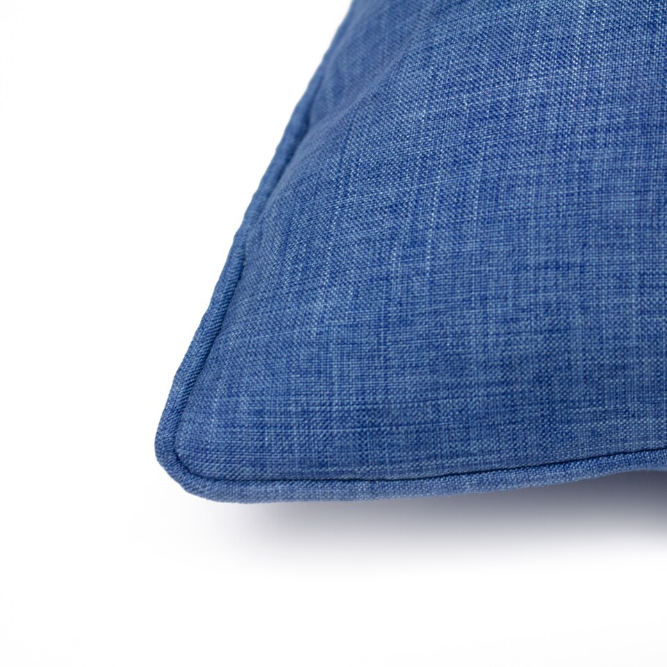 image 1 of Riva Home Twilight Woven Cushion, Denim, 45 x 45cm