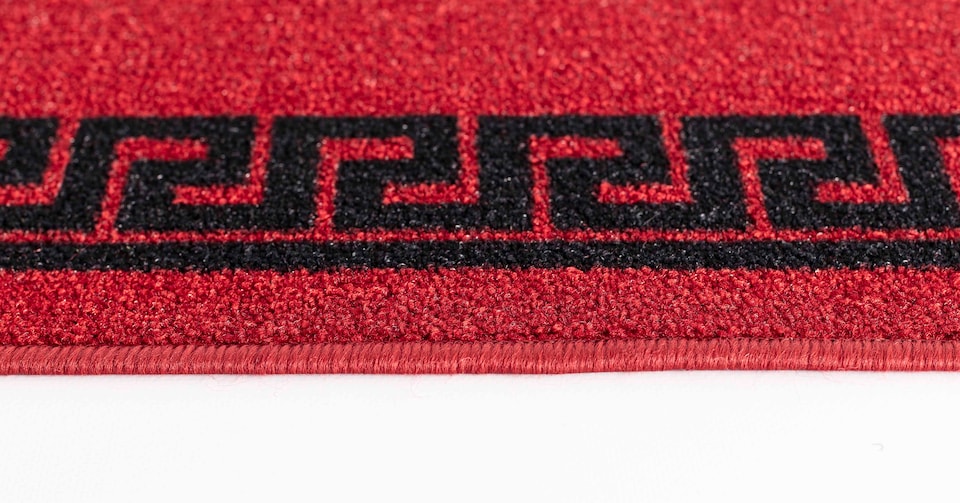 image 1 of Machine Washable Greek Key Design Anti Slip Doormats -