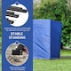 image 4 of Outsunny Camping Windbreak Portable Wind Blocker Privacy Wall, 4.5m x 1.5m