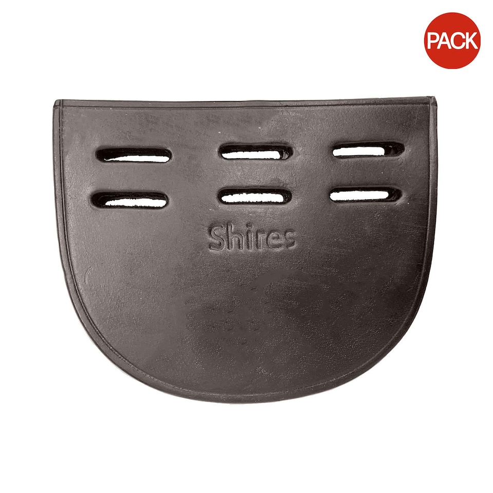 Blenheim 3-Slot Leather Horse Buckle Guard (Pack Of 2) - Havana - One Size