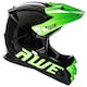 image 2 of AWEBlast BMX/Downhill/Full Face/Enduro Bike Helmet Black Green Medium 58-60cm | Black | Green