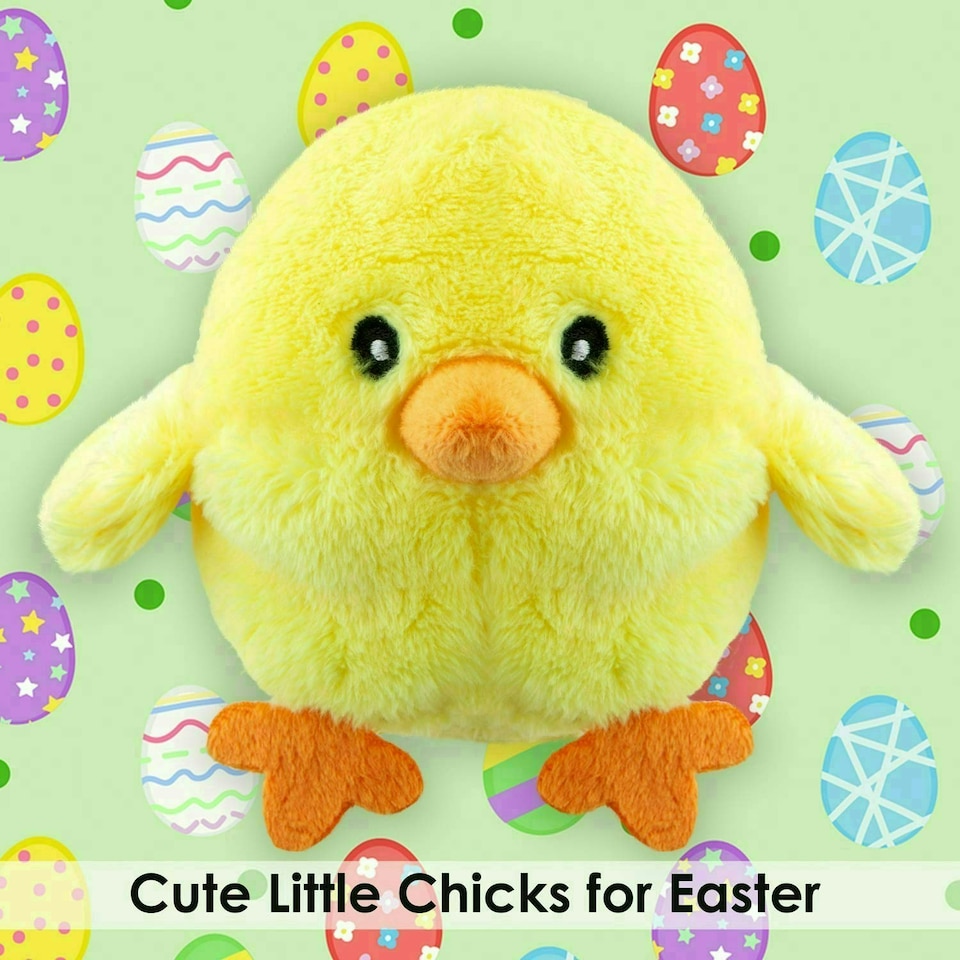 image 1 of VFM - Baby Chick Soft Easter Toy 10cm - Super Soft Cuddly (2 Pack)