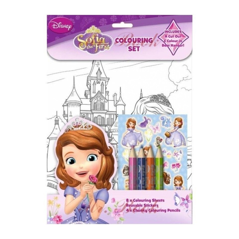 Sofia The First Colouring Set - Multicoloured - One Size