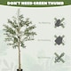 image 7 of HOMCOM Indoor Artificial Plant, Faux Potted Silk Olive Tree, 150cm 5ft