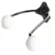 image 2 of Hammer & Tongs Ceramic Ball Hat & Coat Hook - W50mm x H180mm - White