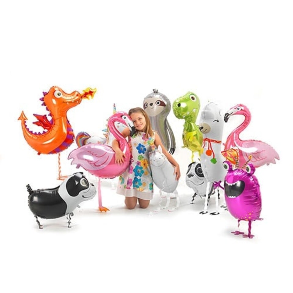 image 1 of Sloth Walking Pet Foil Helium Balloon 99cm / 39 in