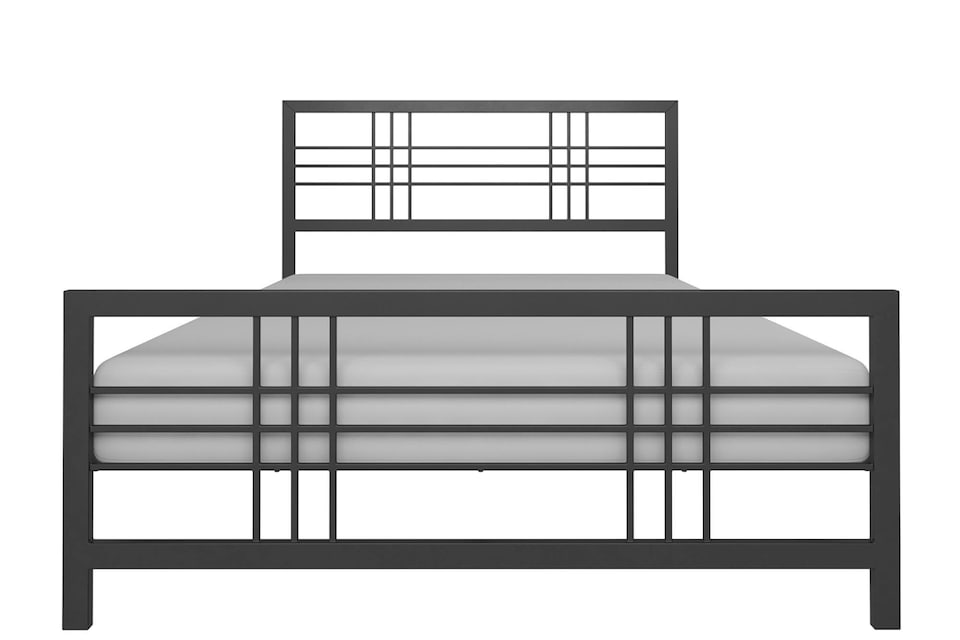 image 1 of Burbank Metal Bed Black, King Size