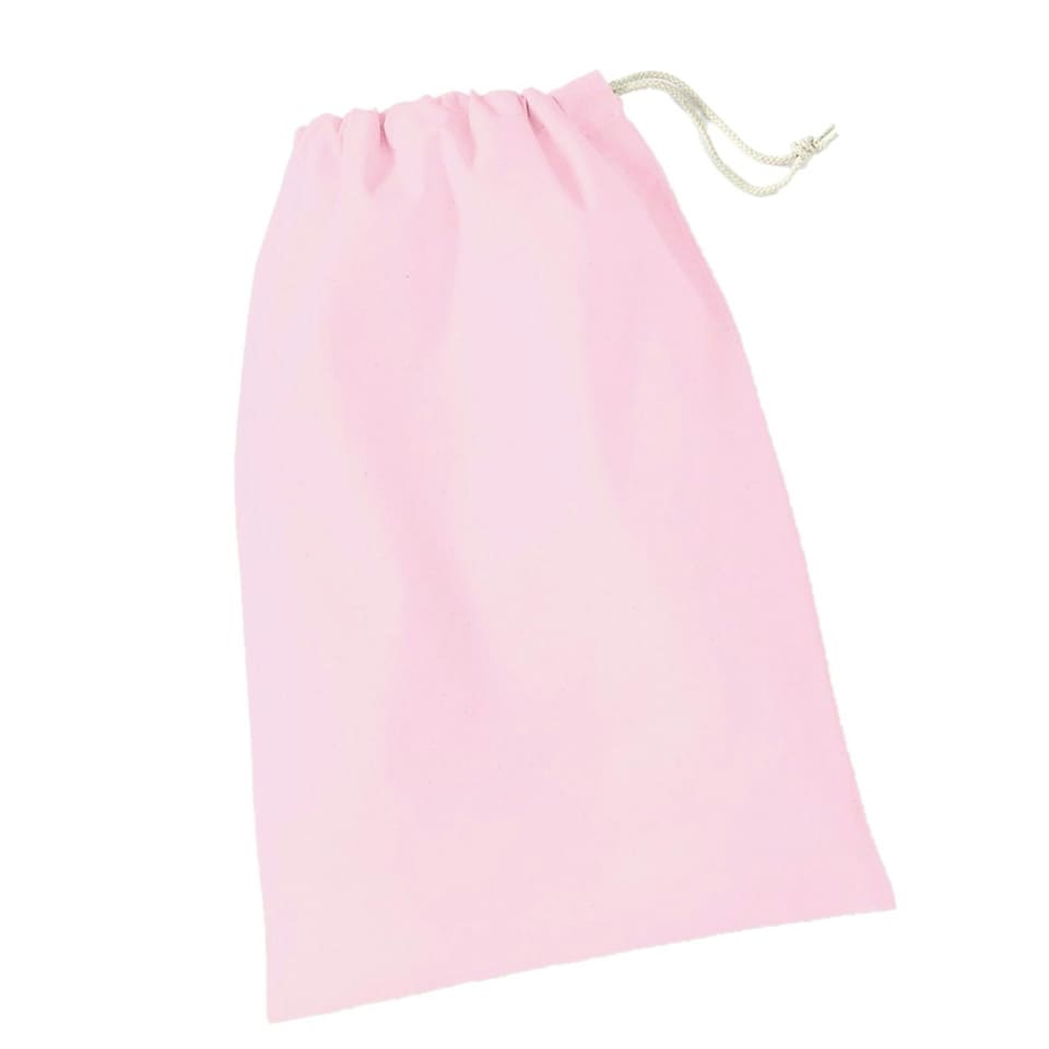 Westford Mill Stuff Drawstring Bag - Pink - M Pink | M