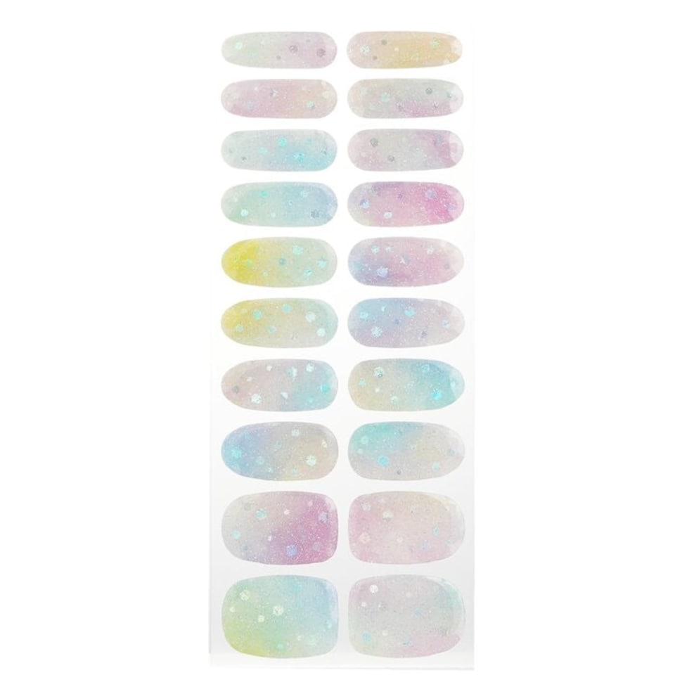 image 1 of Nanaglow Nail Sticker - # Gn05 - 20pcs Multi