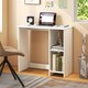 image 5 of COSTWAY Compact Computer Desk 80 x 40cm Small Writing Desk White