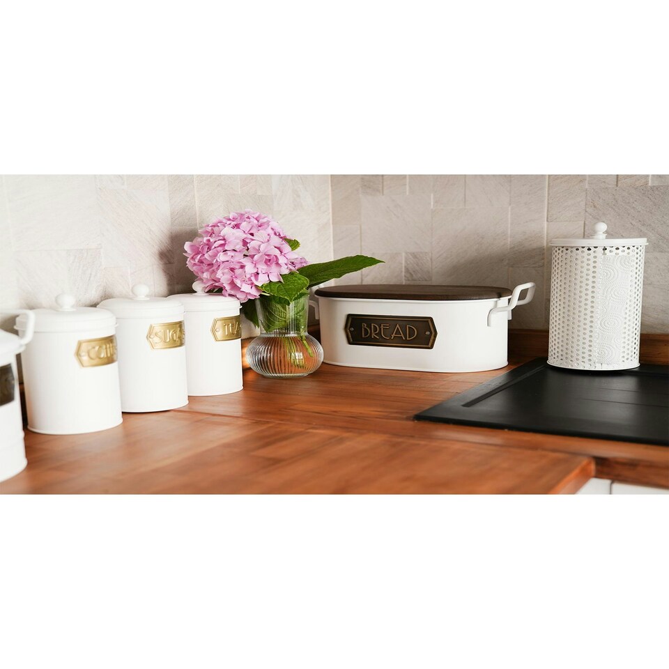 image 1 of White Bread Bin