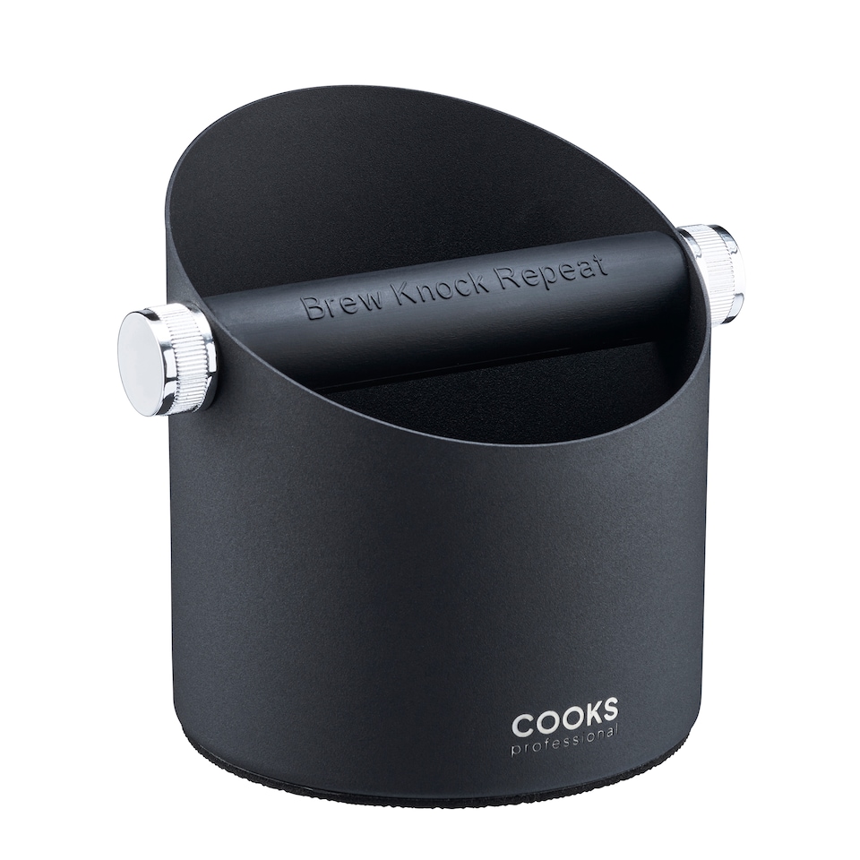 image 1 of Cooks Professional Steel Espresso Knock Box - Coffee Grounds Bin