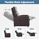 image 2 of MCC Direct Push Back Chair Faux Leather Reclining Pushback Armchair Sofa