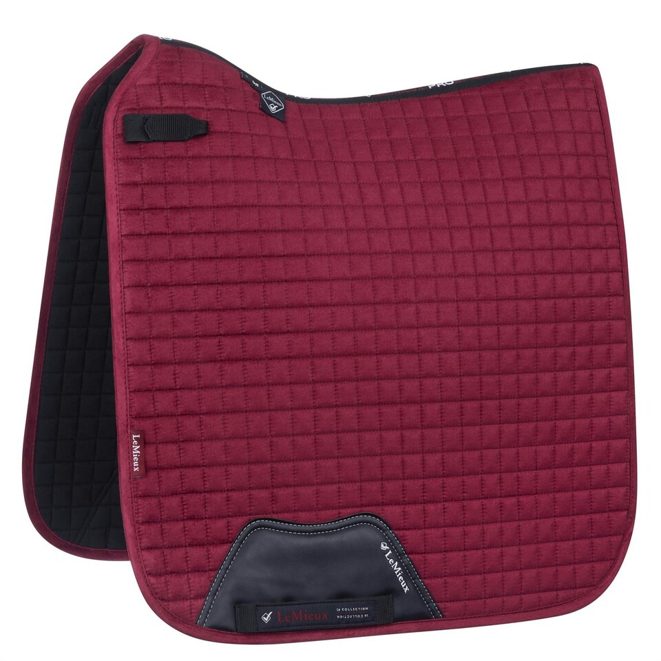 image 1 of LeMieux Suede Dressage Square Blue | X-Large