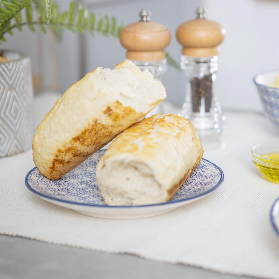 image 1 of Nicola Spring Hand-Printed Side Plates - 18cm - Navy - Pack of 6 | Blue | Blue