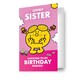 image 1 of Mr Men & Little Miss Sister Birthday Card
