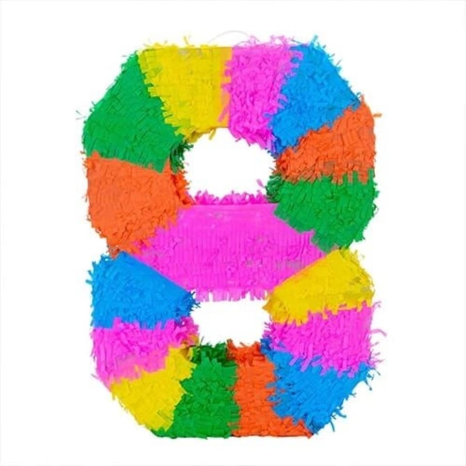 image 1 of Number 8 Standard Pinata 50cm