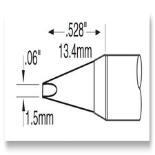OKI METCAL - Conical Long Reach Soldering Tip 1.5mm