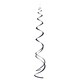 image 3 of Black Swirl Hanging Decorations - Pack of 8