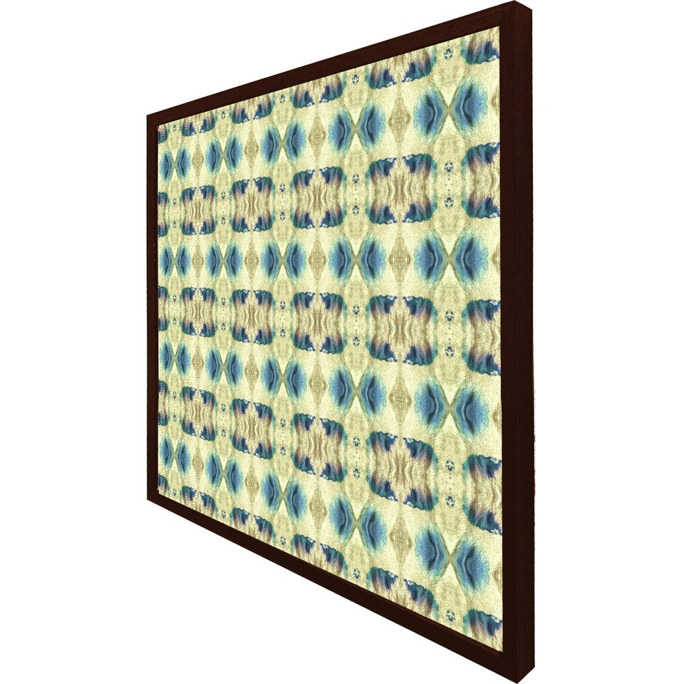 image 1 of Psychedelic geometric pattern (Picutre Frame) Black | XL