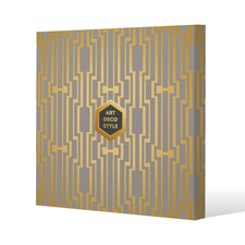 Art Deco Style (Canvas Print) 90 x 90 x 4cm