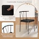 image 7 of COSTWAY 5-Piece Dining Table Set Industrial Rectangular Kitchen Table-Coffee