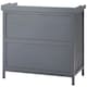 image 6 of Outsunny Garden Storage Cabinet Potting Bench Table with Galvanized Top, Grey