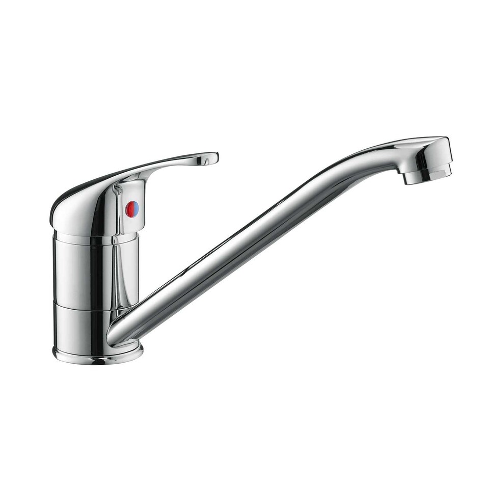 image 1 of Standard Monobloc Kitchen Sink Mixer Tap Chrome Swivel Spout