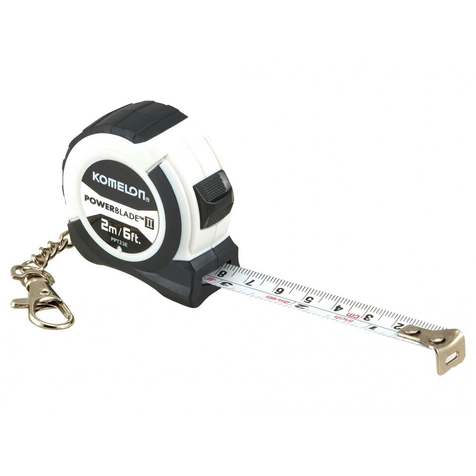 Komelon Powerblade Ii Pocket Key Ring Tape 2m/6ft (width 13mm) - Multi Colour - One Size