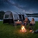 image 8 of Outsunny 8-Person Camping Tent Tunnel Design with 4 Large Windows Dark Grey