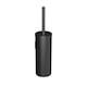 image 1 of Cosmic Toilet Brush Holder w/ Screws, Durable Stainless Steel-Matt Finish Black