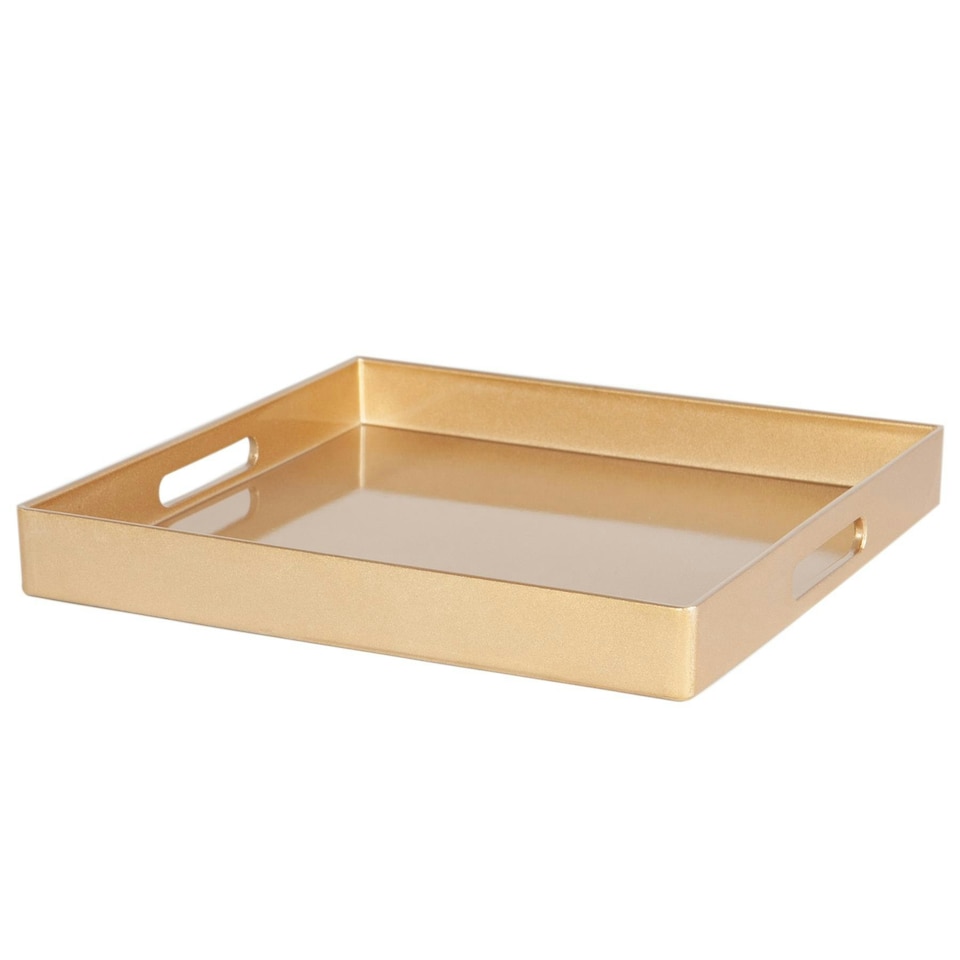 image 1 of Argon Tableware Square Serving Tray - 33cm - Gold Yellow